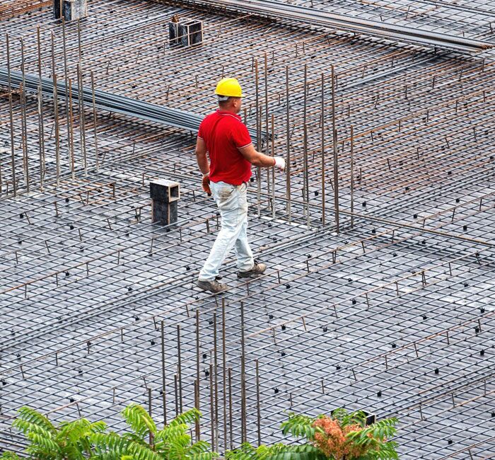 Heavy-duty steel formwork